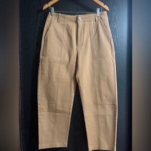 Richer Poorer Women's Cropped Tan Pants